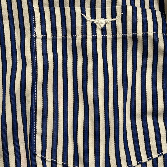 R.M. Williams Blue and White Striped Casual Shirt - Picture 5 of 6